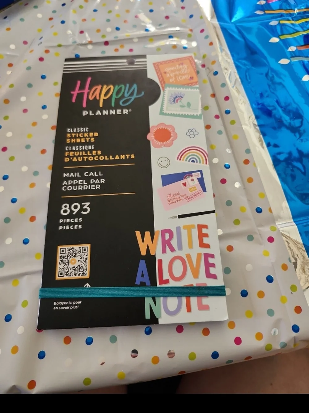 Happy Planner 30 Sheet Value Sticker Pack, Mail Call, 893 Stickers Total